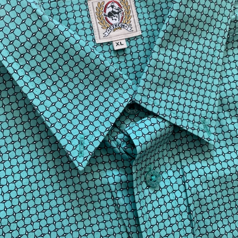 Cinch button down